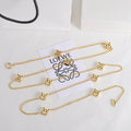 18K LOEWE Anagram Long Necklace